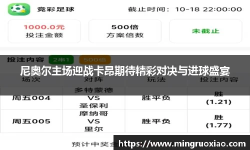 尼奥尔主场迎战卡昂期待精彩对决与进球盛宴